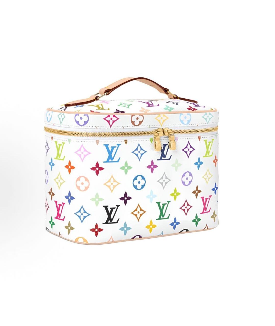 LOUIS VUITTON Белая косметичка, фото 2