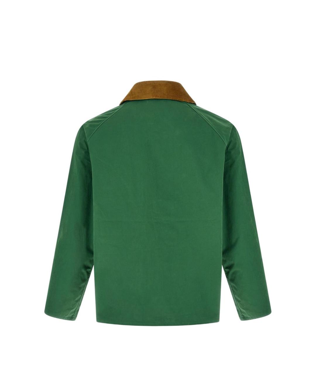 BARBOUR Зеленая хлопковая куртка, фото 5