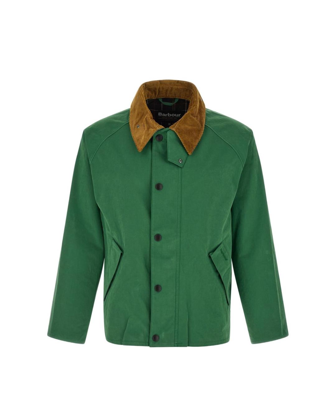 BARBOUR Зеленая хлопковая куртка, фото 6