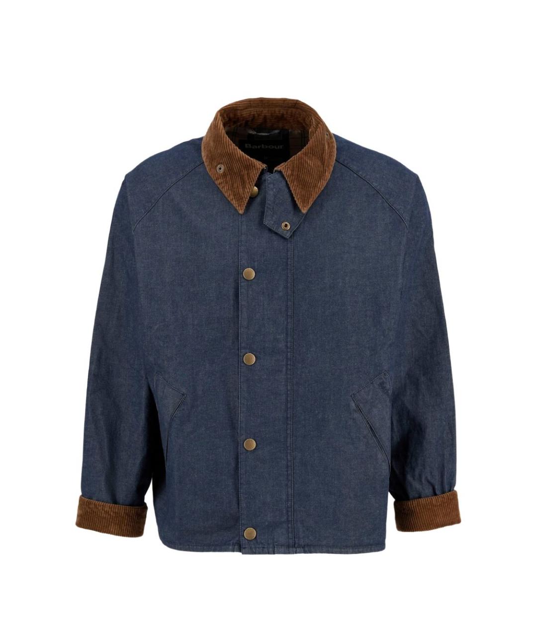 BARBOUR Синяя хлопковая куртка, фото 1