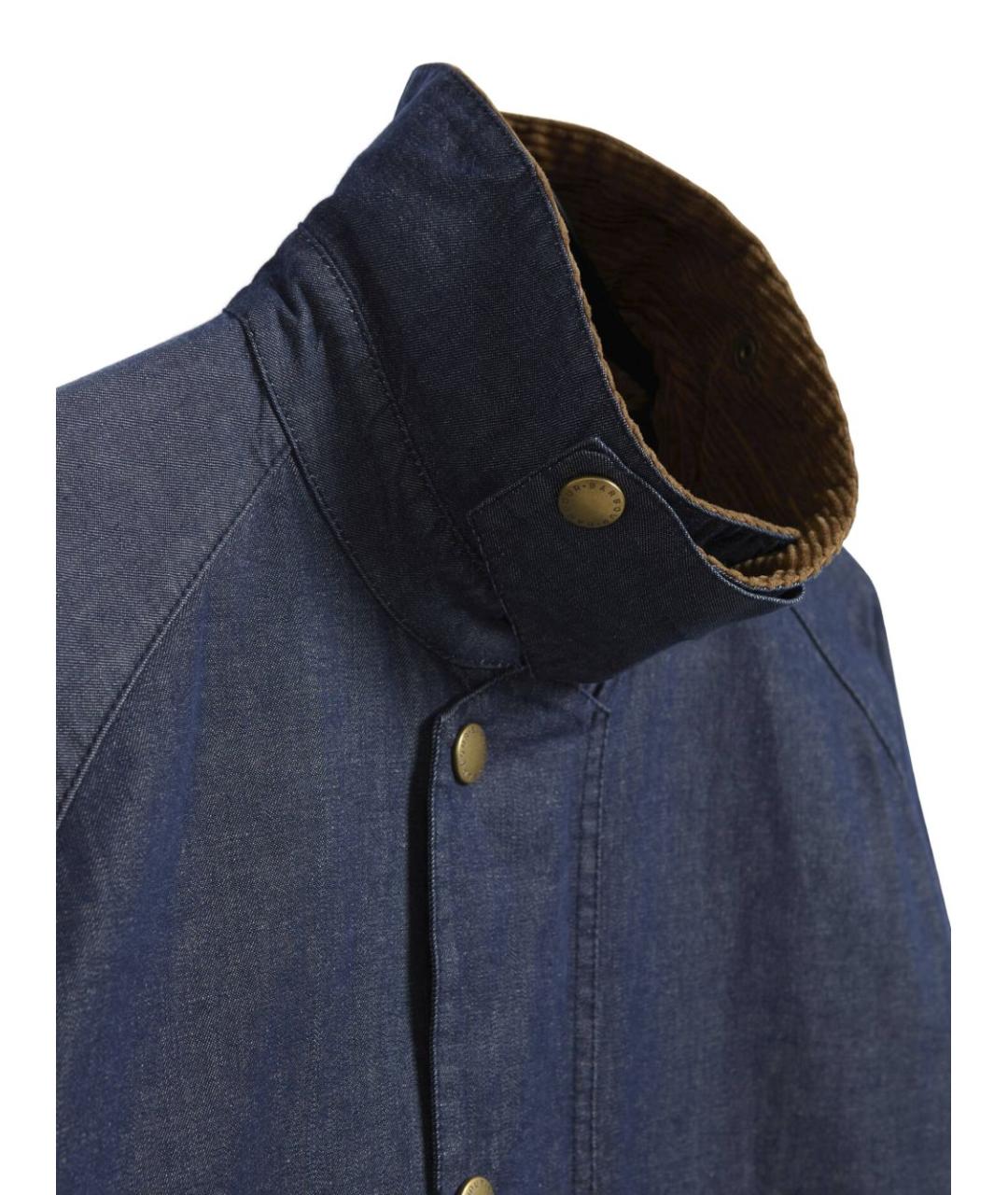BARBOUR Синяя хлопковая куртка, фото 5