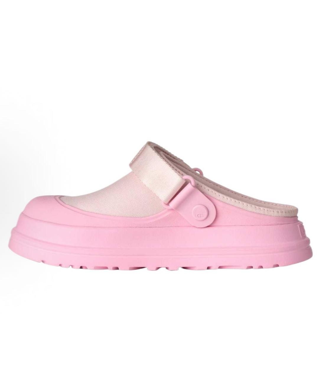 UGG AUSTRALIA Розовые текстильные сабо, фото 9