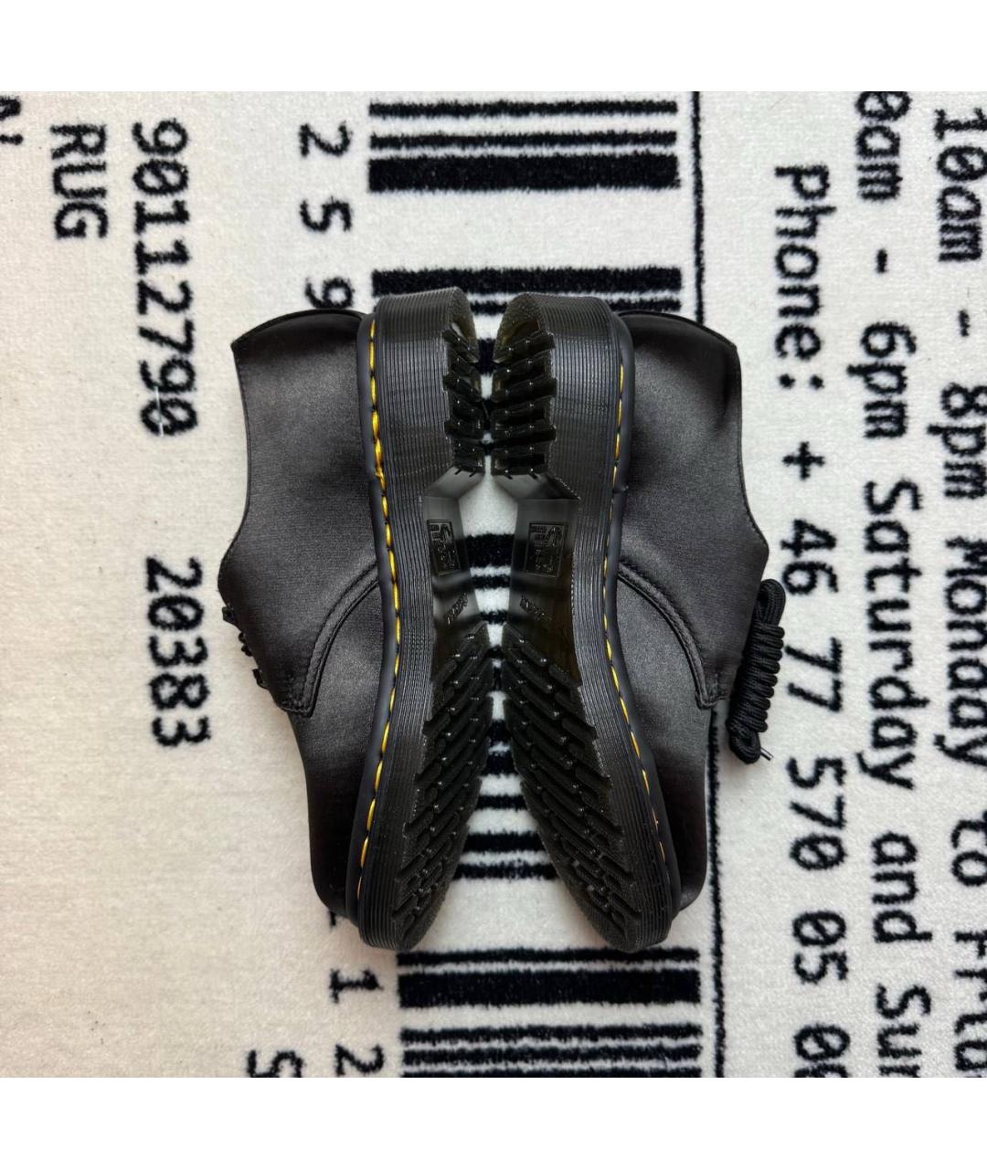 DR. MARTENS Черные текстильные ботинки, фото 3