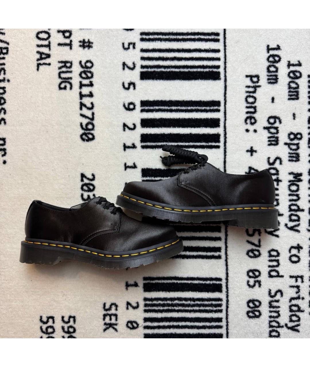 DR. MARTENS Черные текстильные ботинки, фото 6