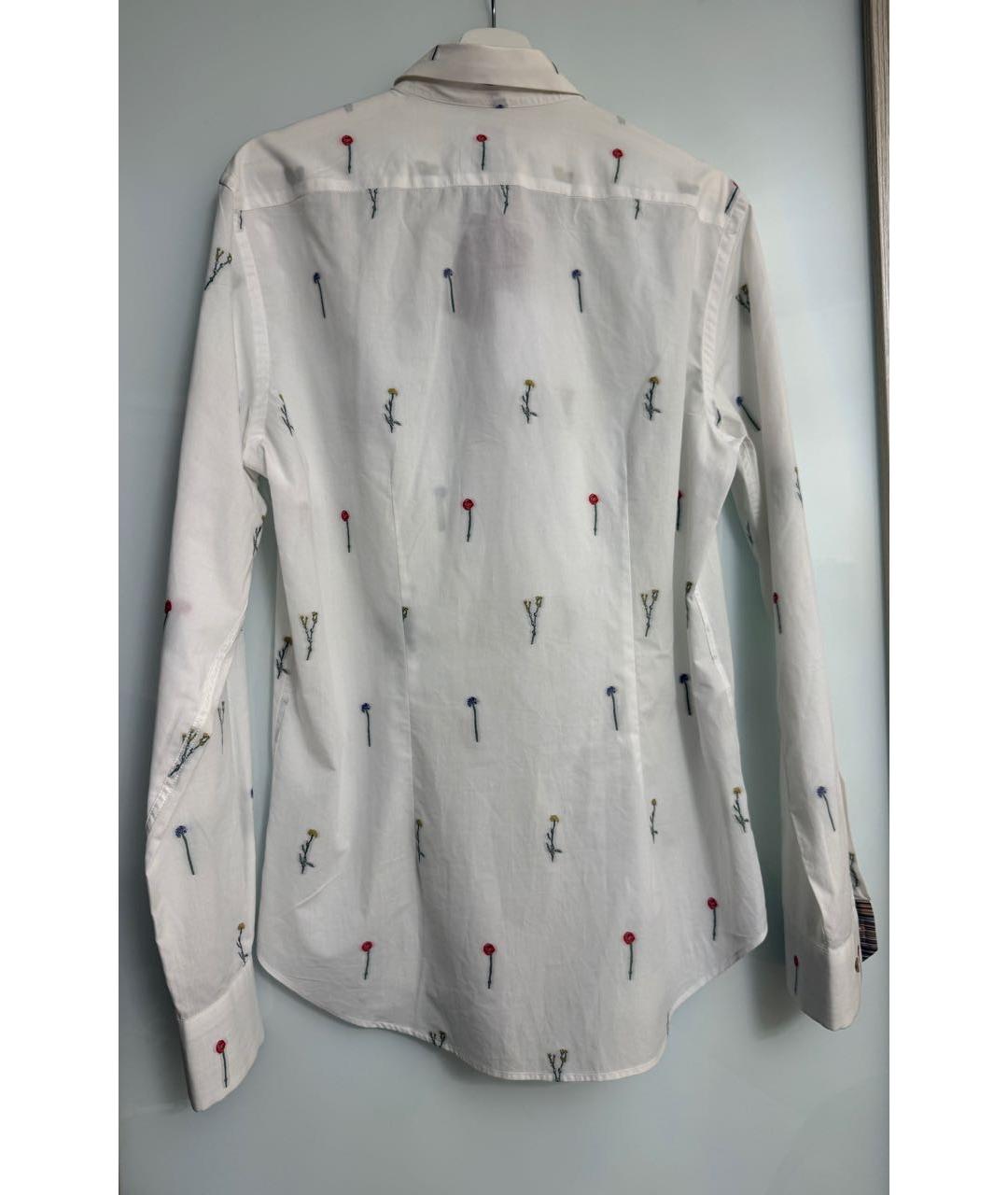 PAUL SMITH Белая хлопковая рубашка, фото 2