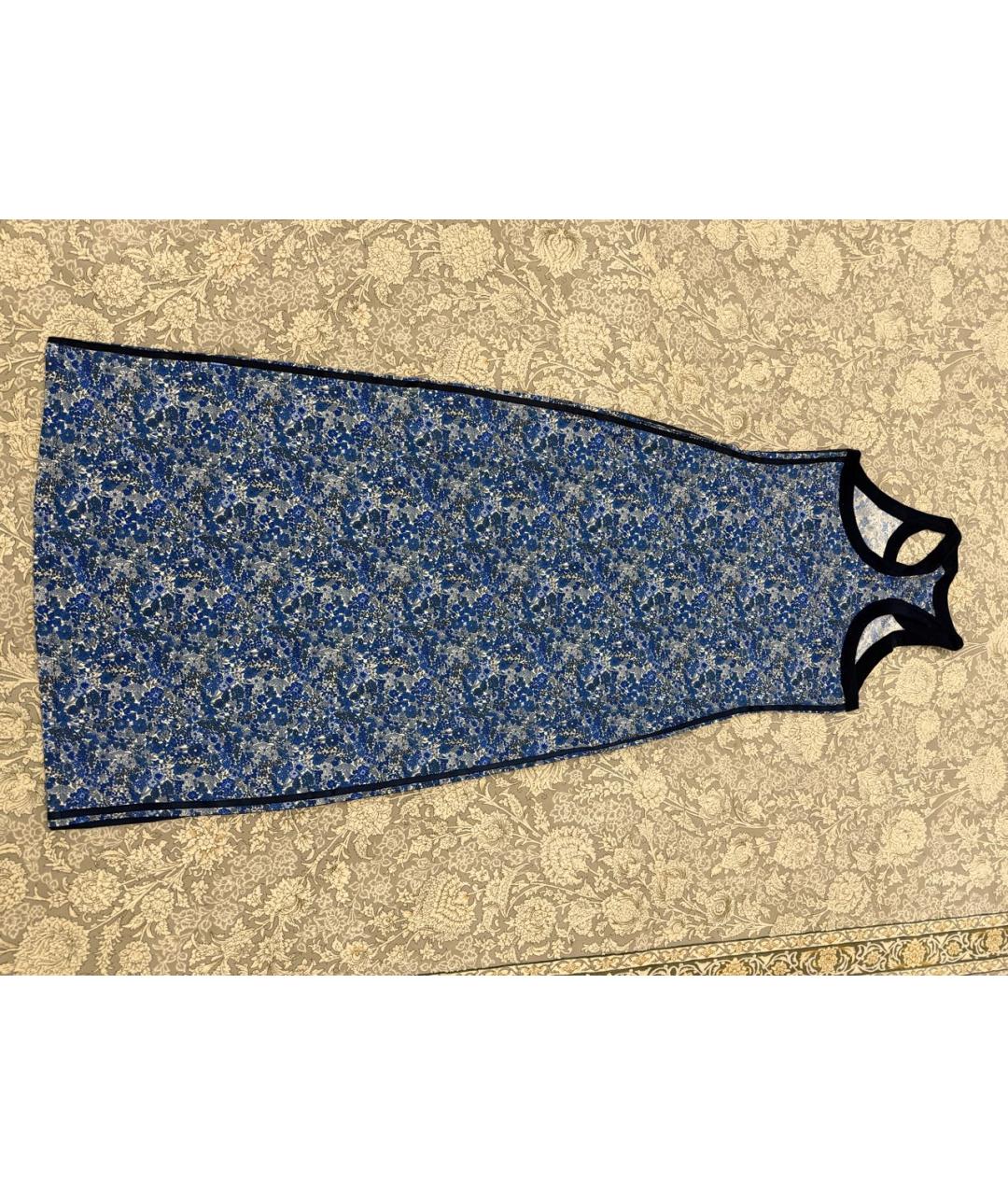 ADIDAS Синее хлопковое повседневное платье, фото 3