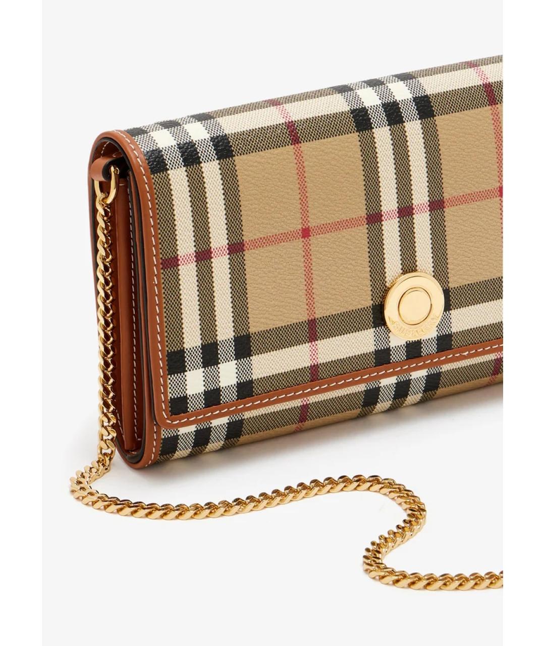 BURBERRY Бежевая сумка через плечо, фото 3