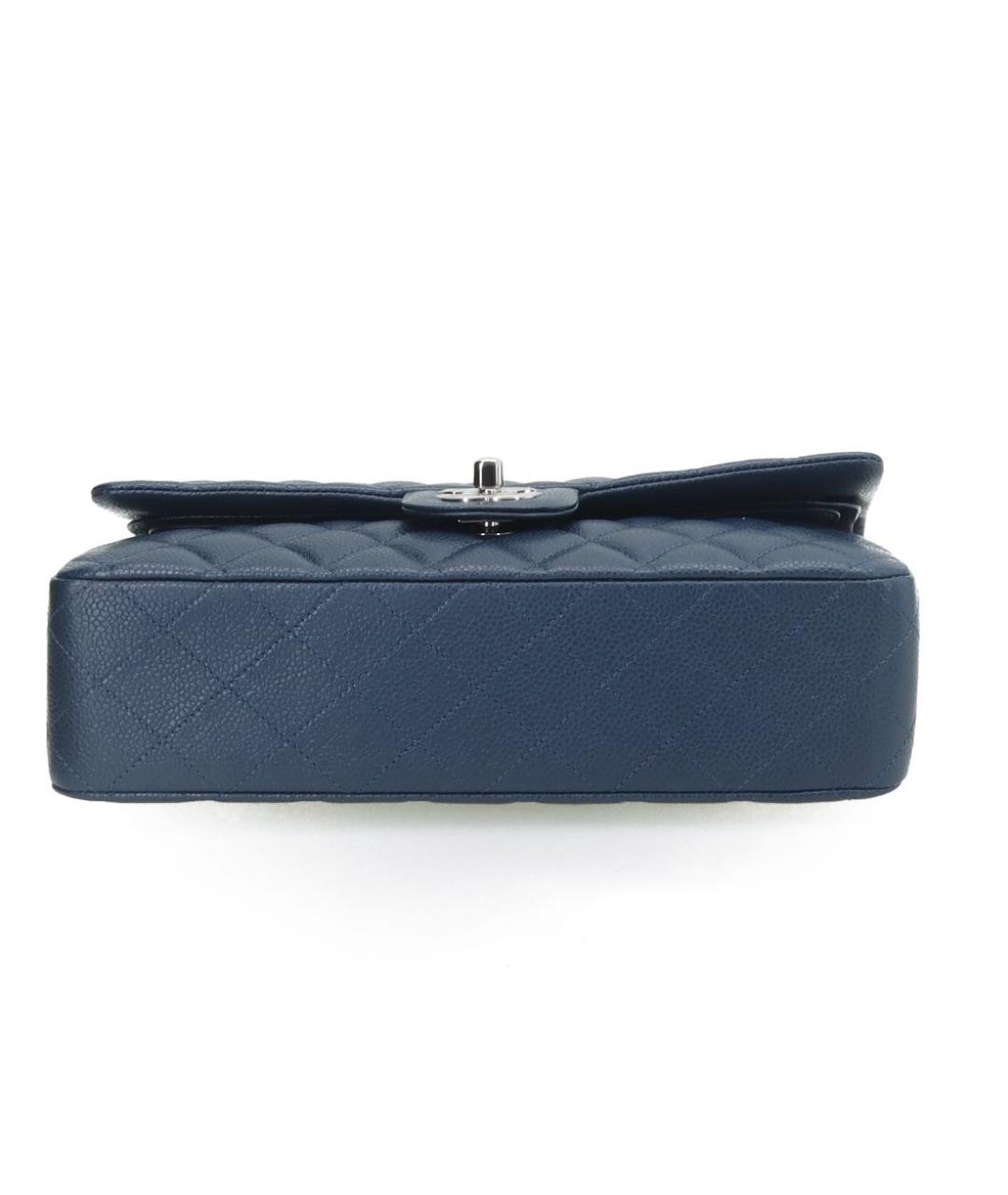CHANEL Синяя кожаная сумка через плечо, фото 6