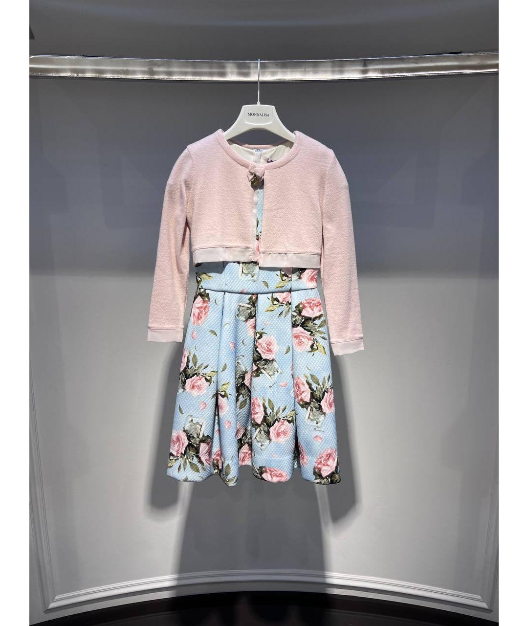 MONNALISA Розовый шерстяной жакет / жилет, фото 2