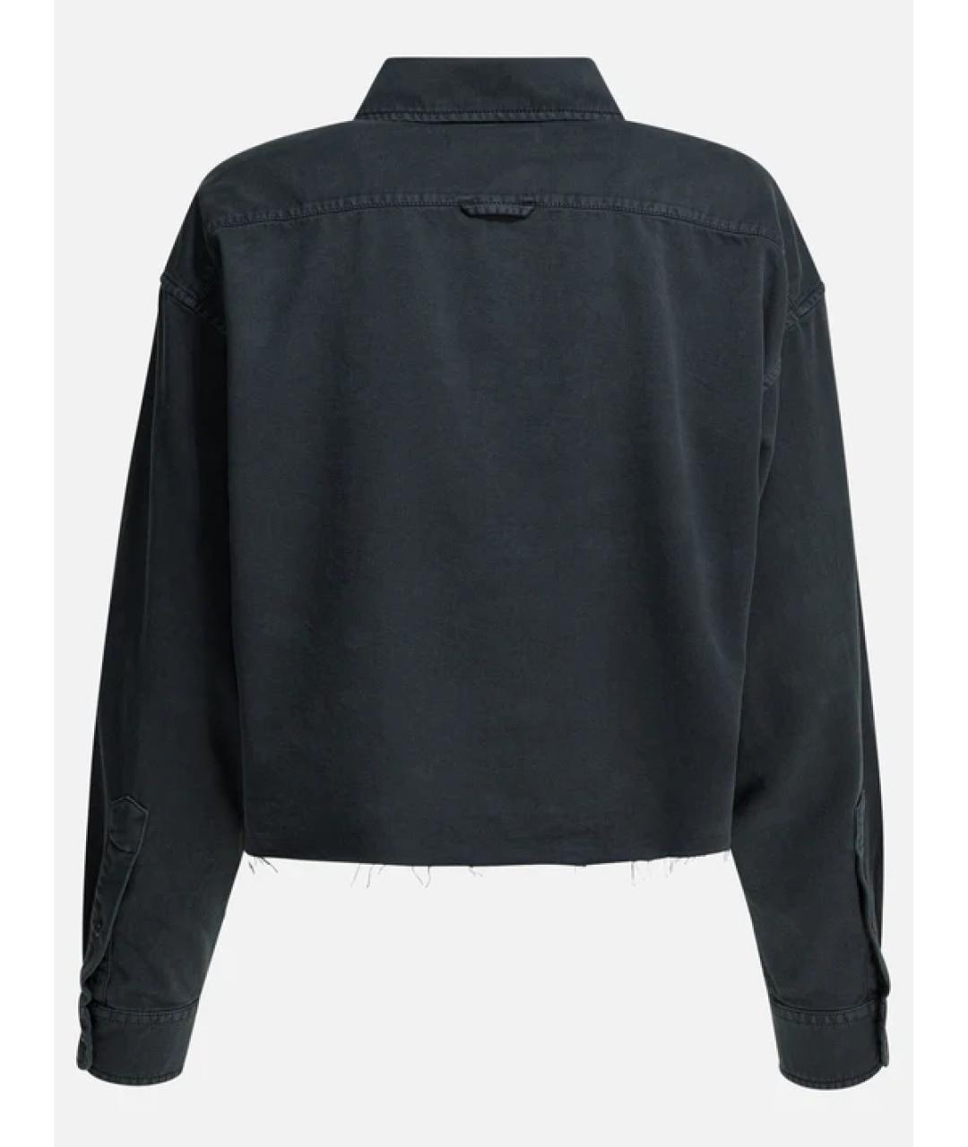 MIU MIU Серая хлопковая рубашка, фото 3