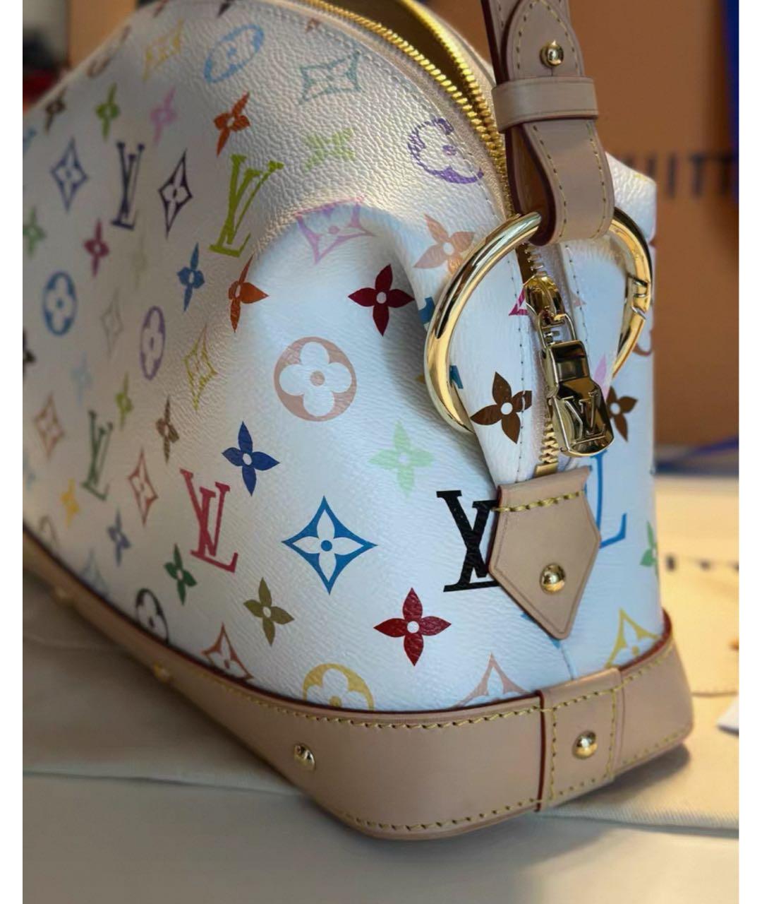 LOUIS VUITTON Белая косметичка, фото 5