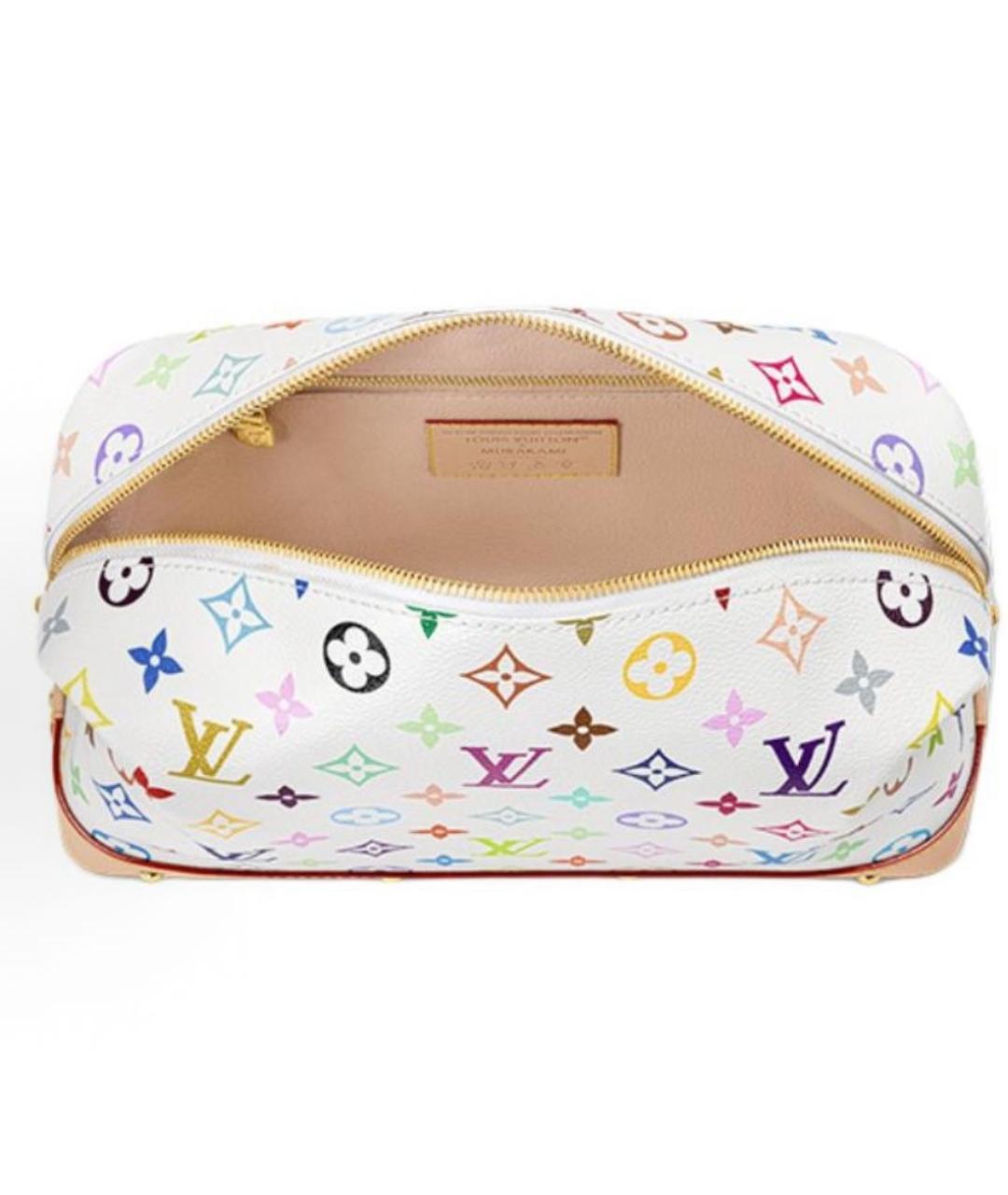 LOUIS VUITTON Белая косметичка, фото 3
