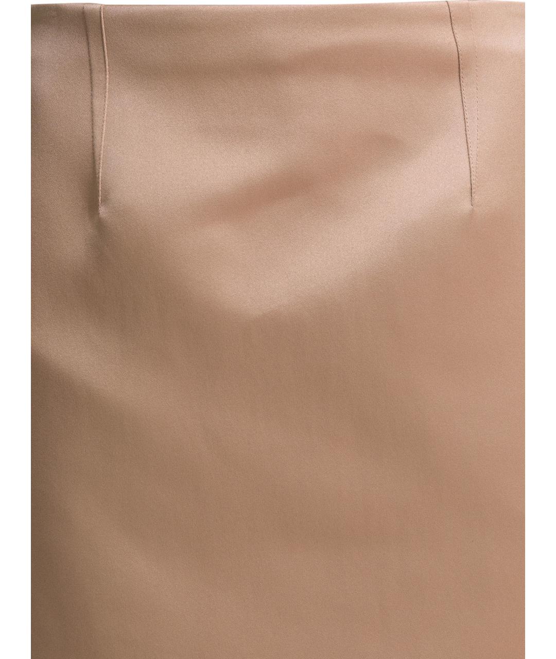 CHLOE Бежевая полиэстеровая юбка мини, фото 3