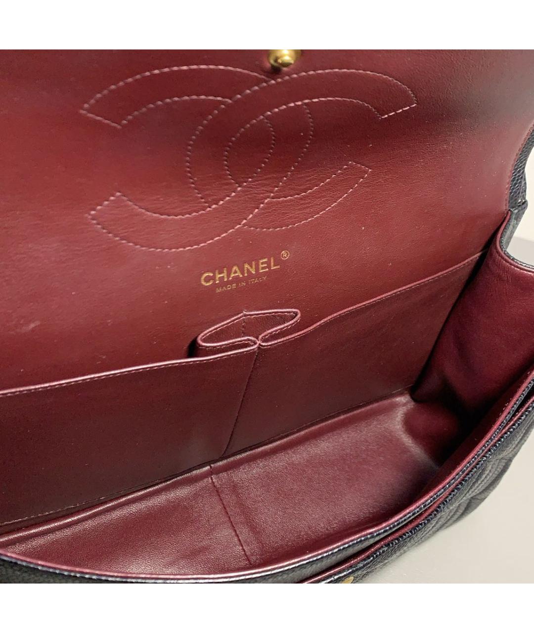 CHANEL Черная кожаная сумка через плечо, фото 8