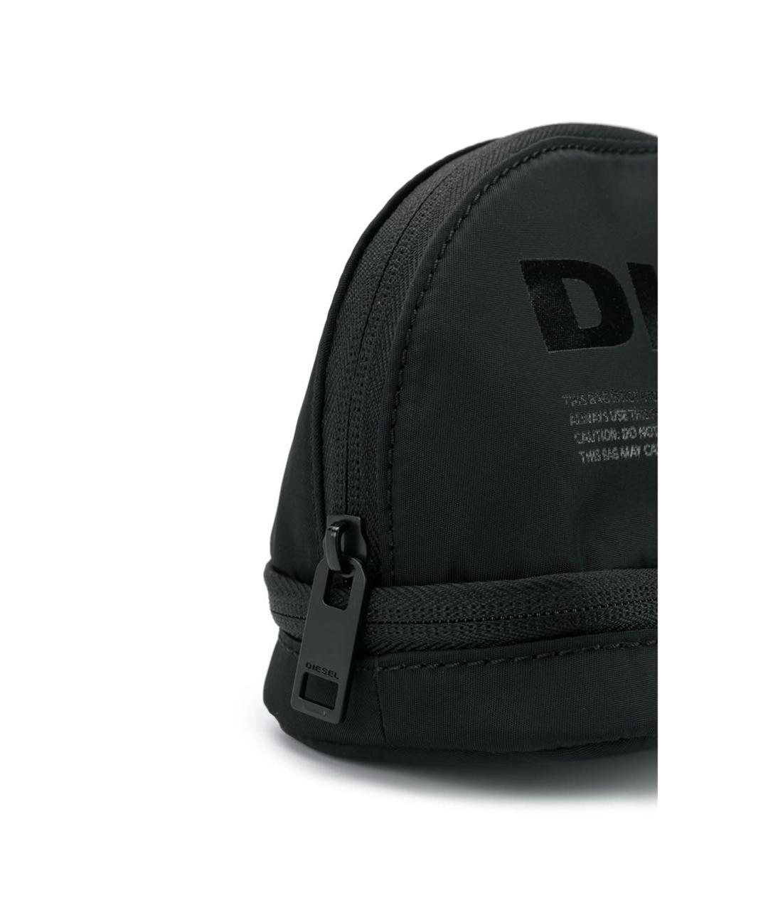 DIESEL Черная синтетическая косметичка, фото 2
