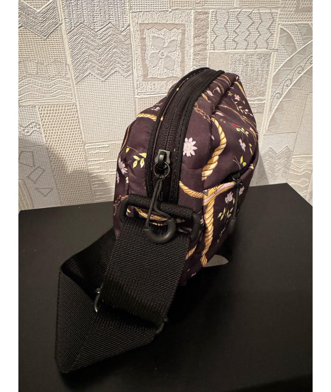 GANNI Черная синтетическая сумка через плечо, фото 2