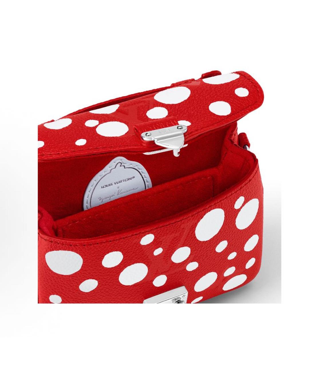 LOUIS VUITTON Красная сумка через плечо, фото 4