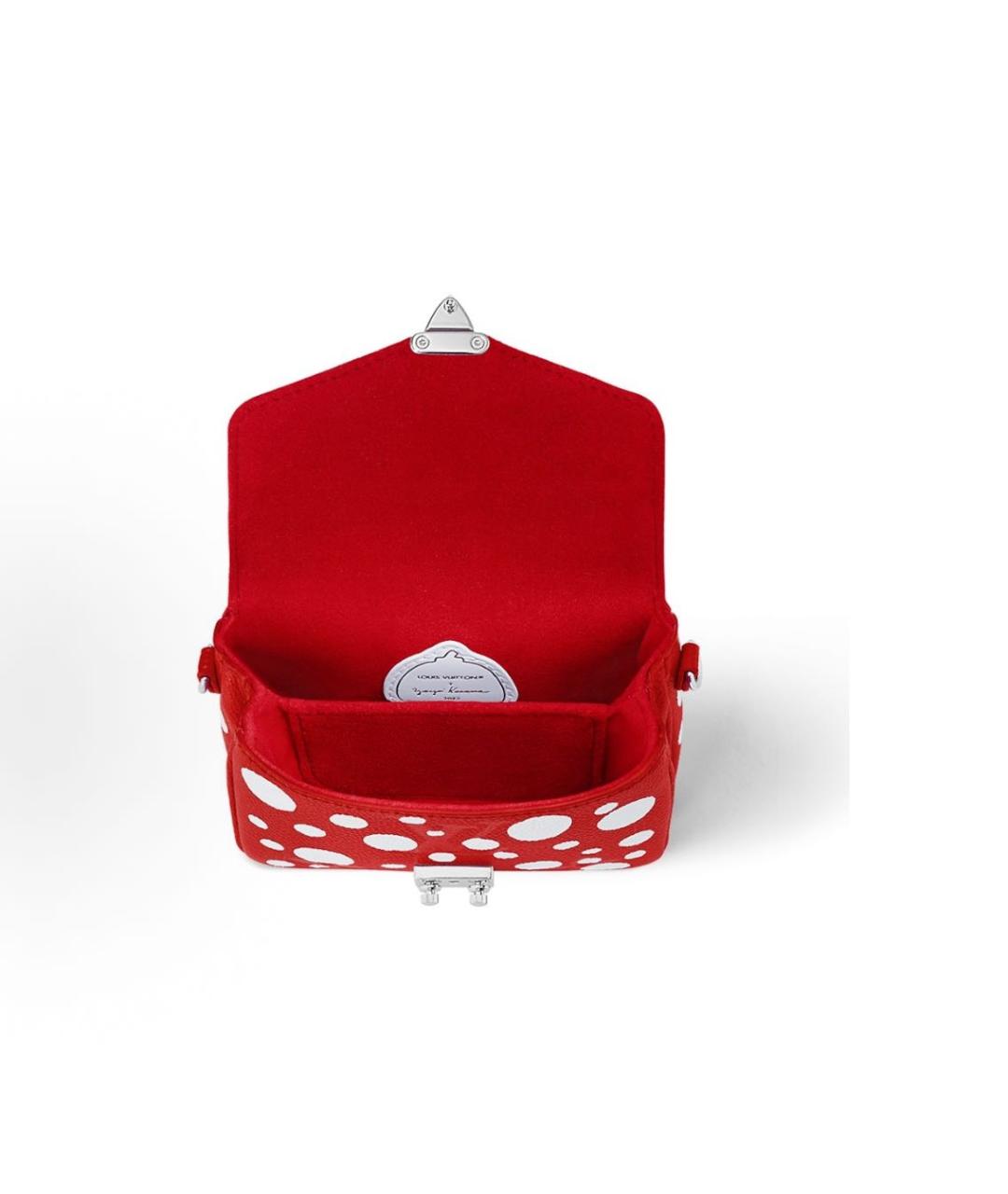 LOUIS VUITTON Красная сумка через плечо, фото 3