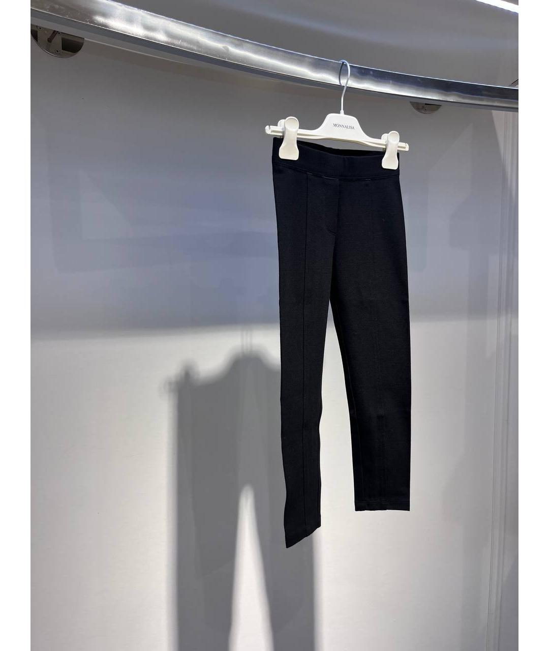 MONNALISA Черные синтетические брюки и шорты, фото 2