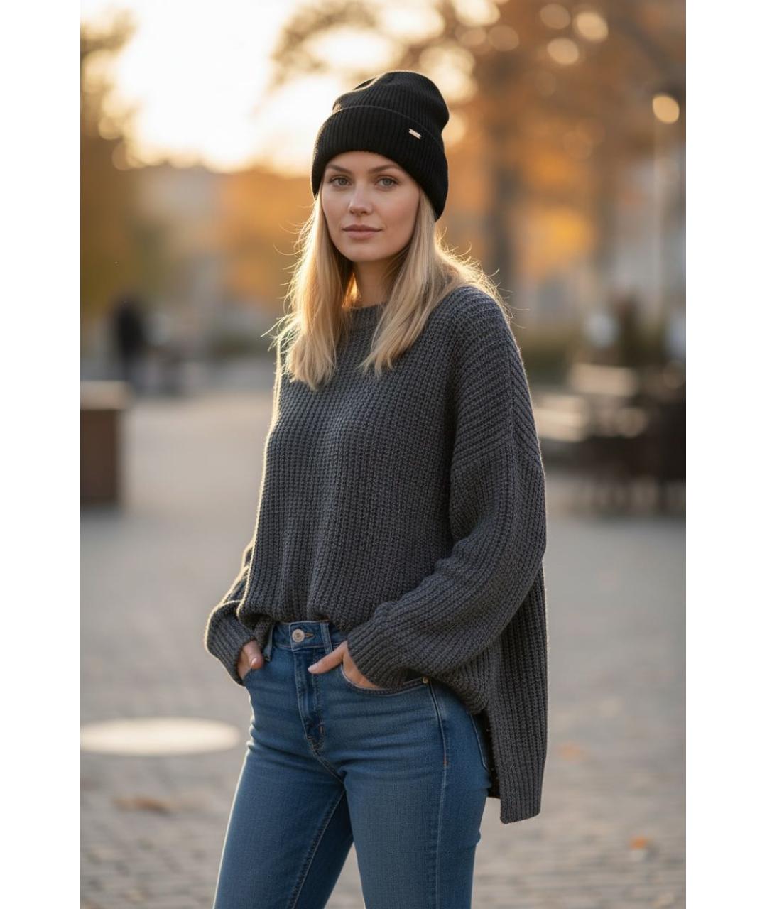 ESCADA Черная шерстяная шапка, фото 3