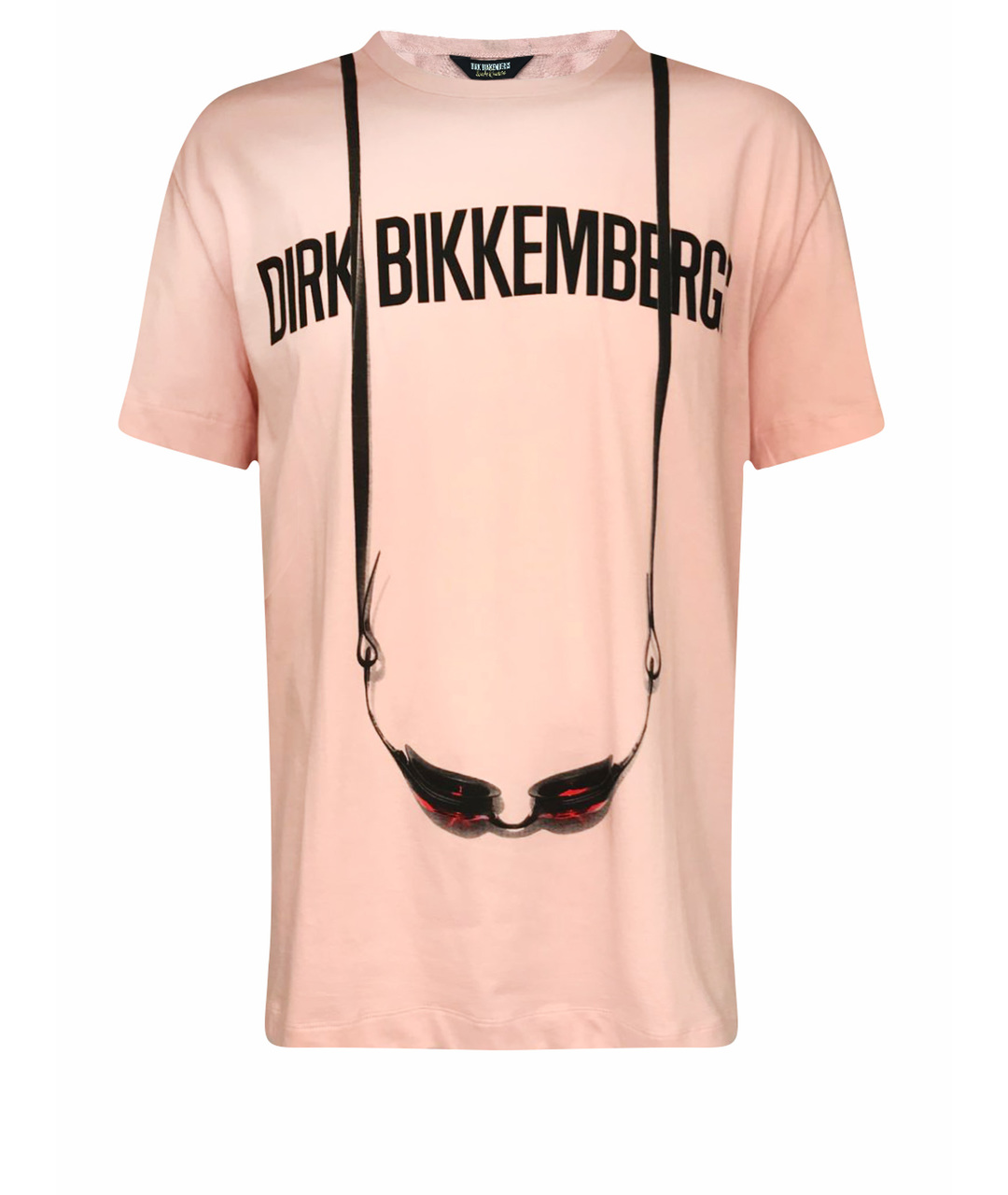 BIKKEMBERGS Розовая хлопковая футболка, фото 1