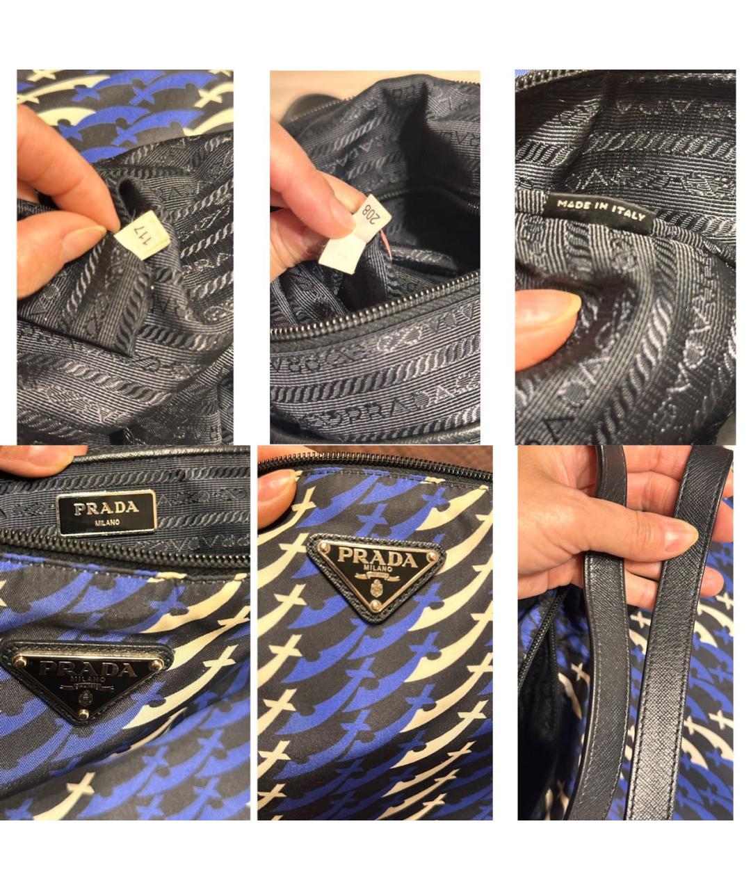 PRADA Мульти тканевая сумка тоут, фото 6