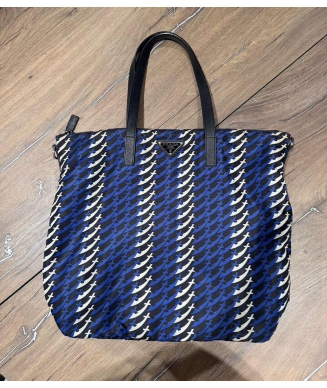 PRADA Мульти тканевая сумка тоут, фото 9