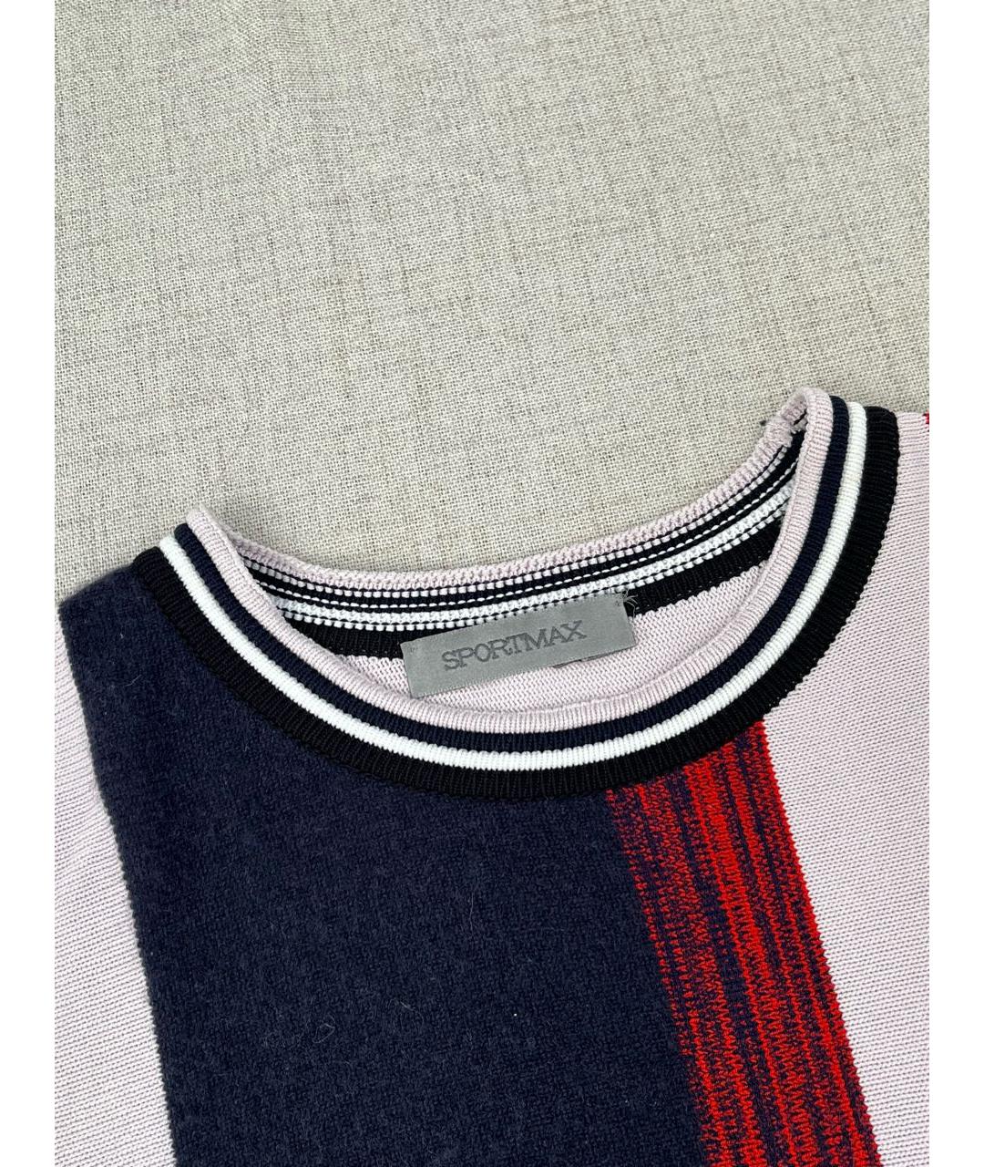 SPORTMAX Мульти шерстяной джемпер / свитер, фото 5