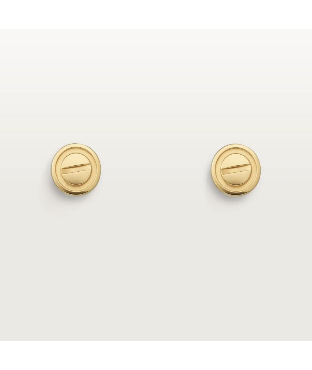 CARTIER Золотые серьги из желтого золота, фото 6