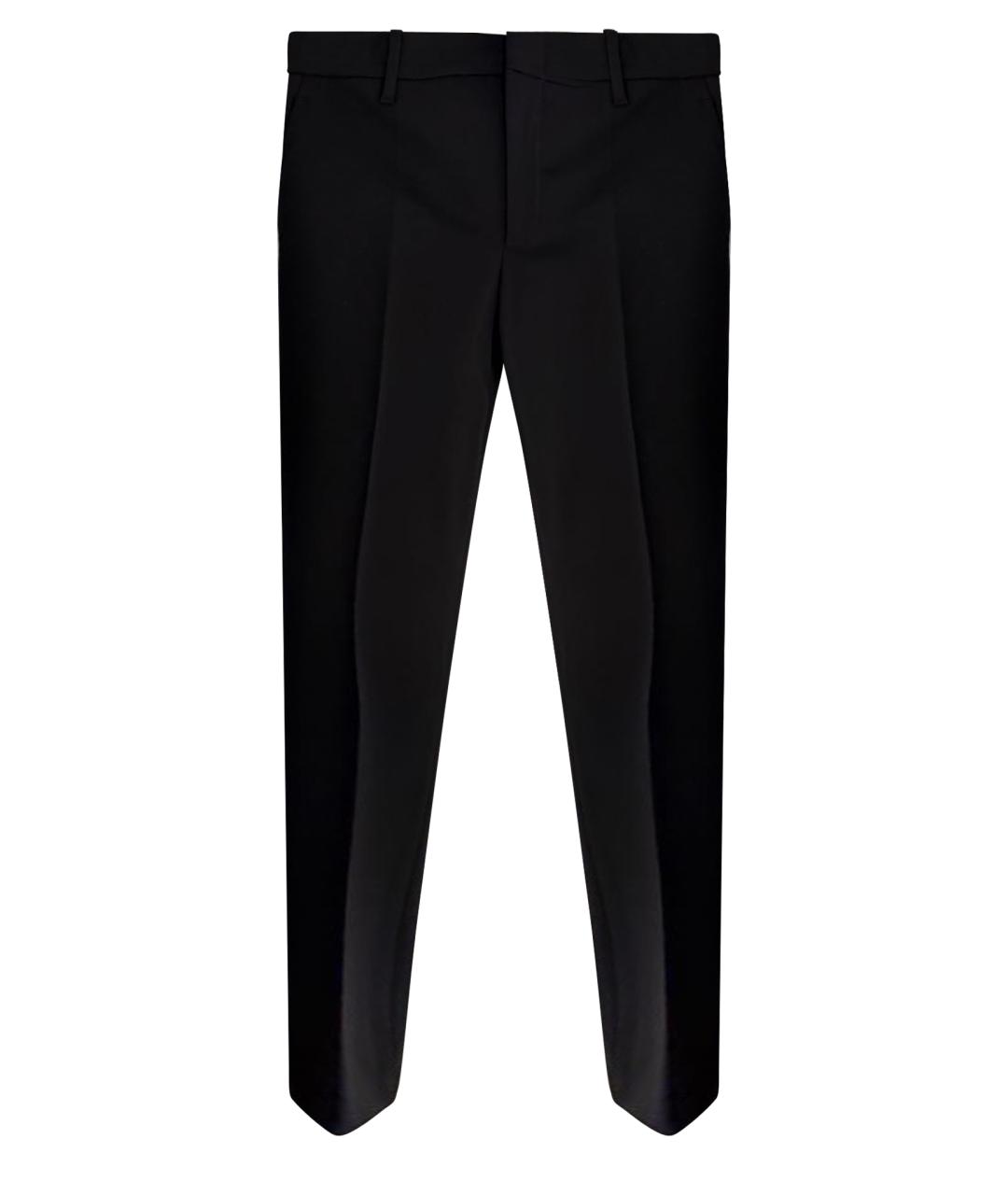 GUCCI Черные шерстяные брюки узкие, фото 1