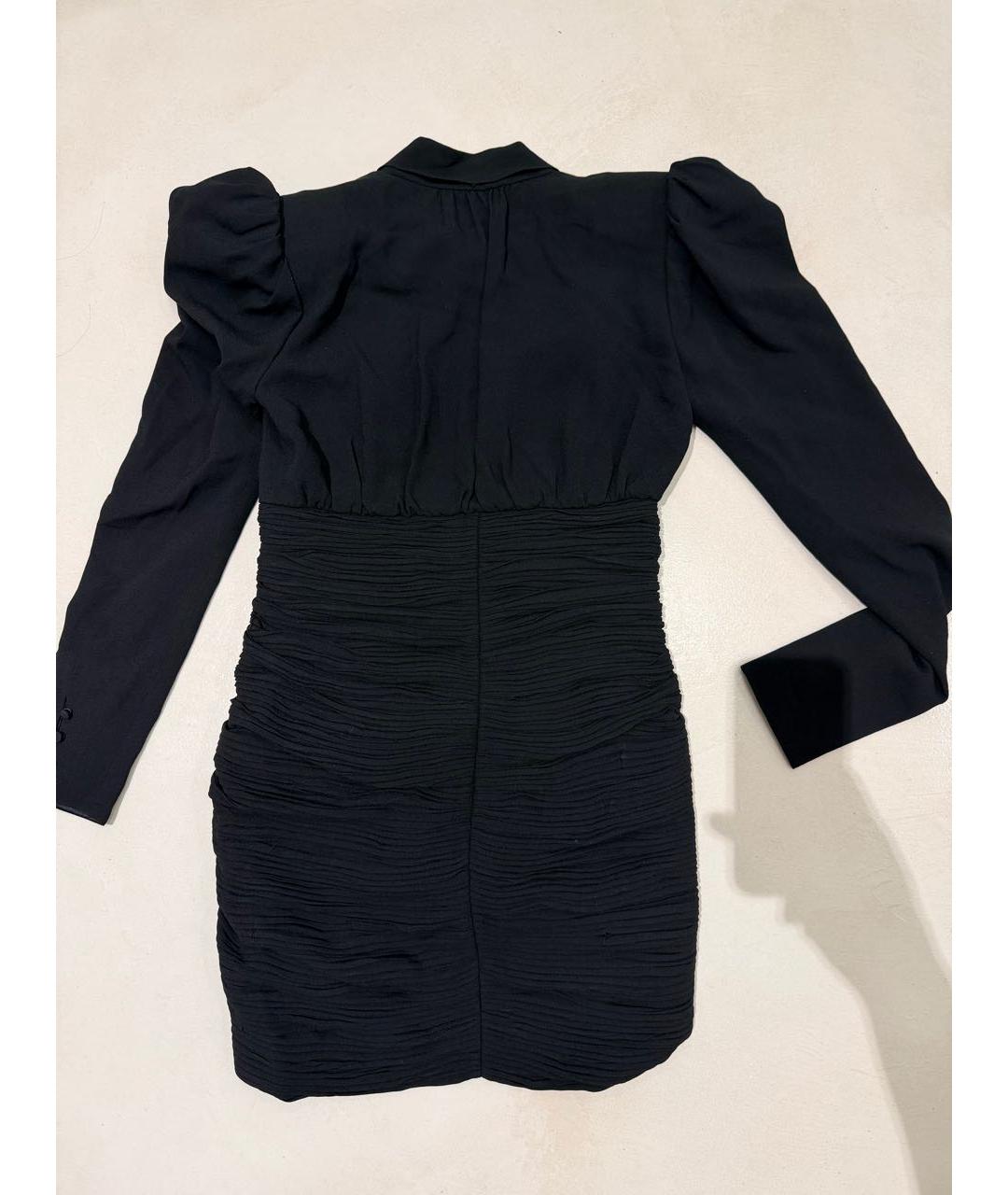 SAINT LAURENT Черное шелковое вечернее платье, фото 2