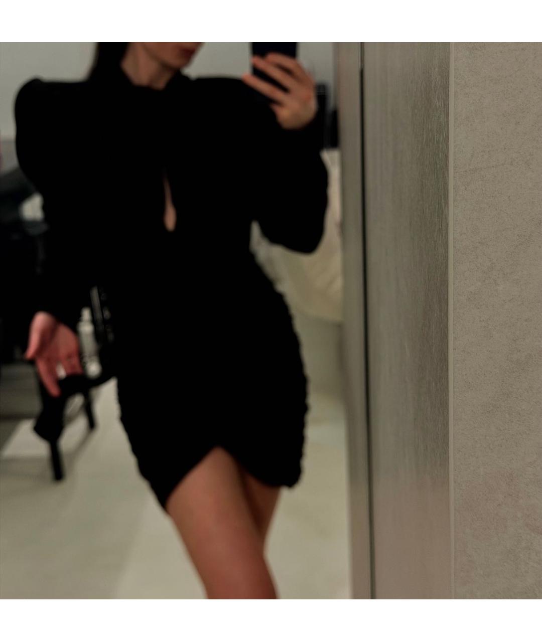 SAINT LAURENT Черное шелковое вечернее платье, фото 6