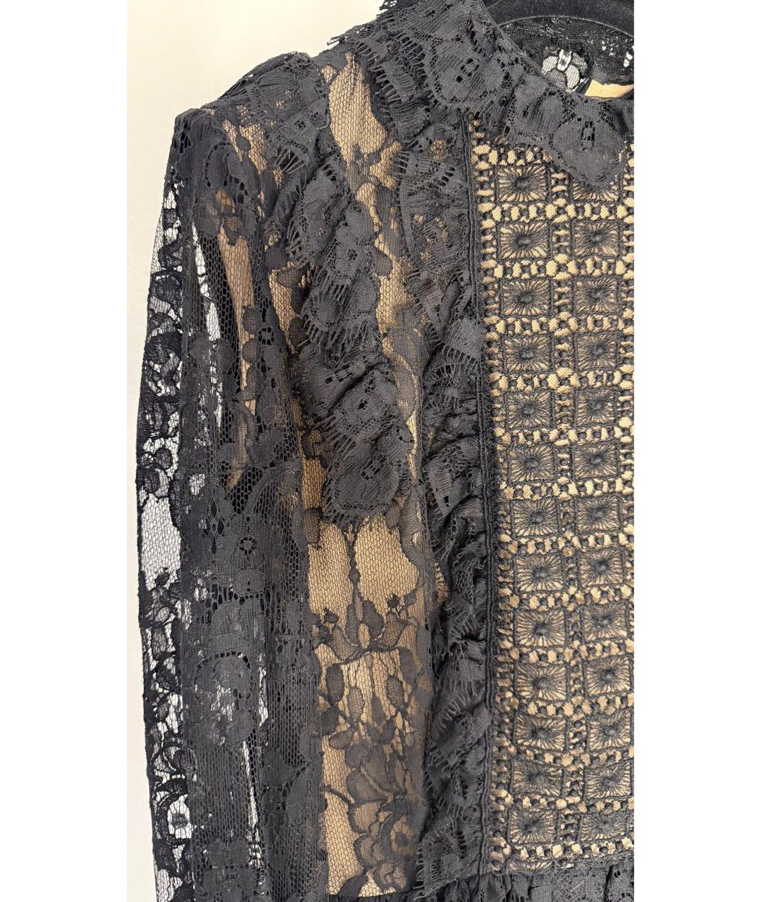 ELIE SAAB Черный кружевной комбинезон, фото 3