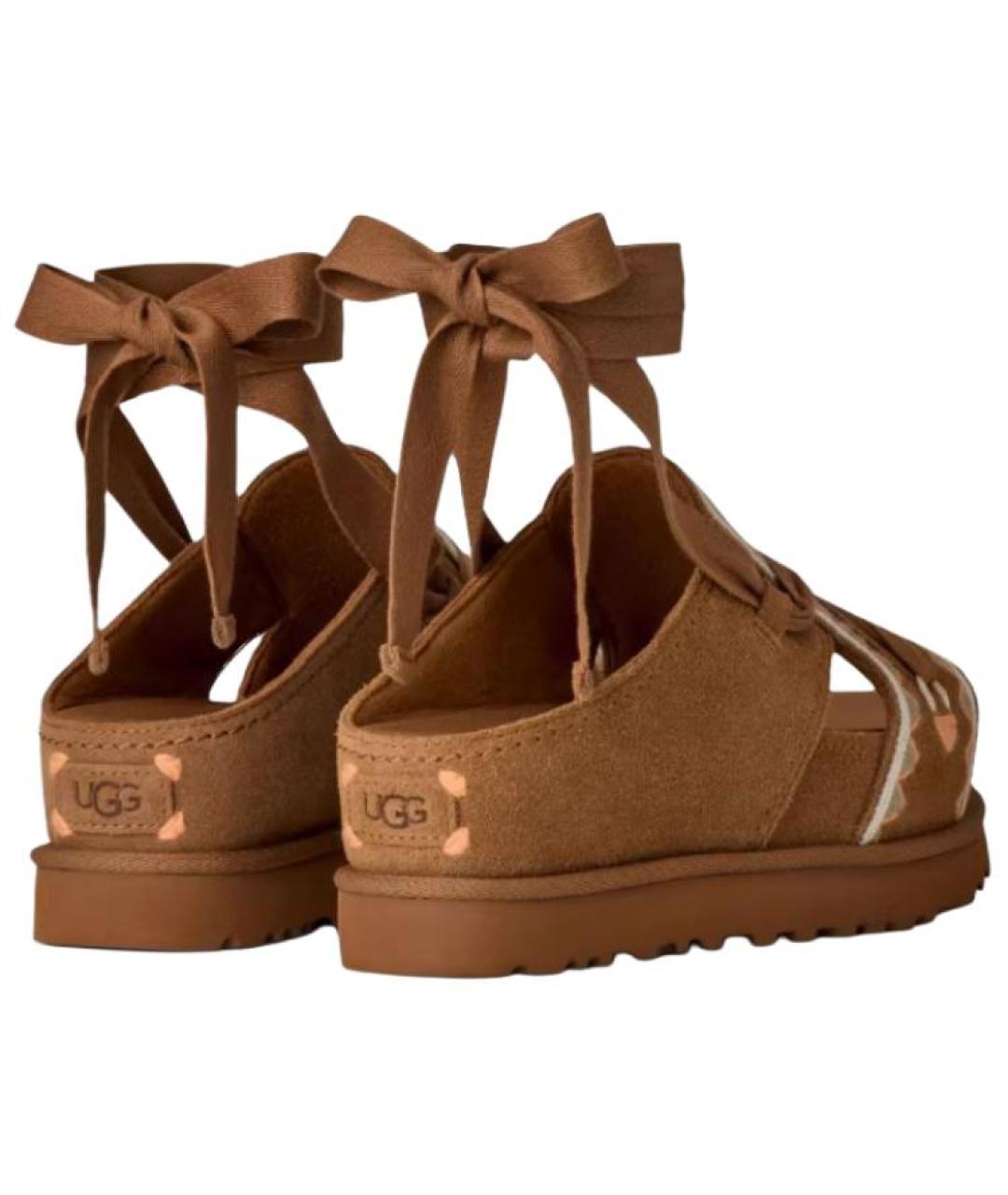 UGG AUSTRALIA Коричневые сандалии, фото 3