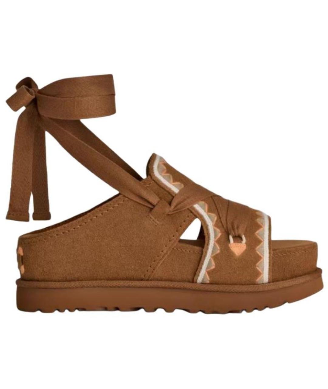 UGG AUSTRALIA Коричневые сандалии, фото 1