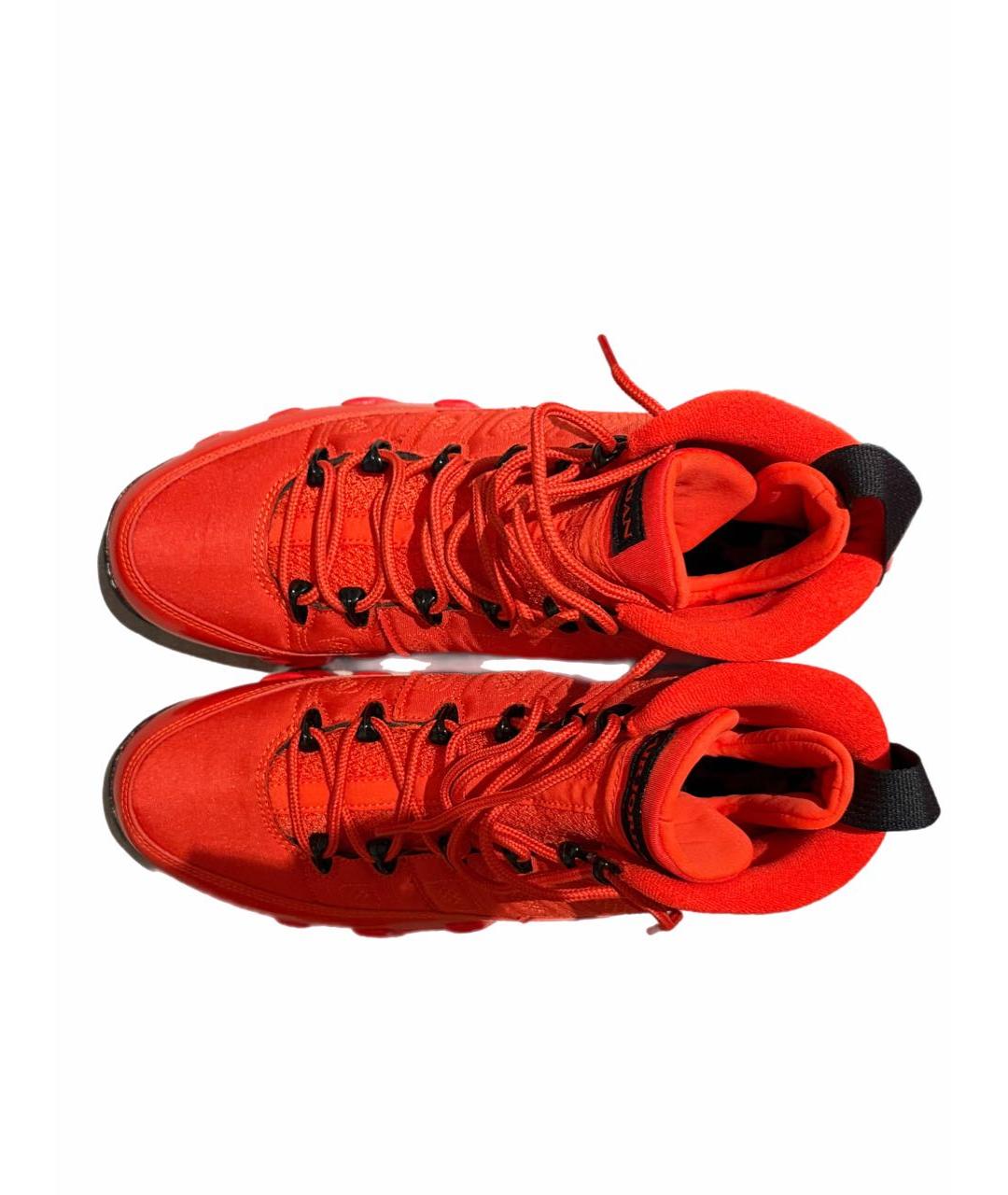 JORDAN Красные высокие кроссовки / кеды, фото 4