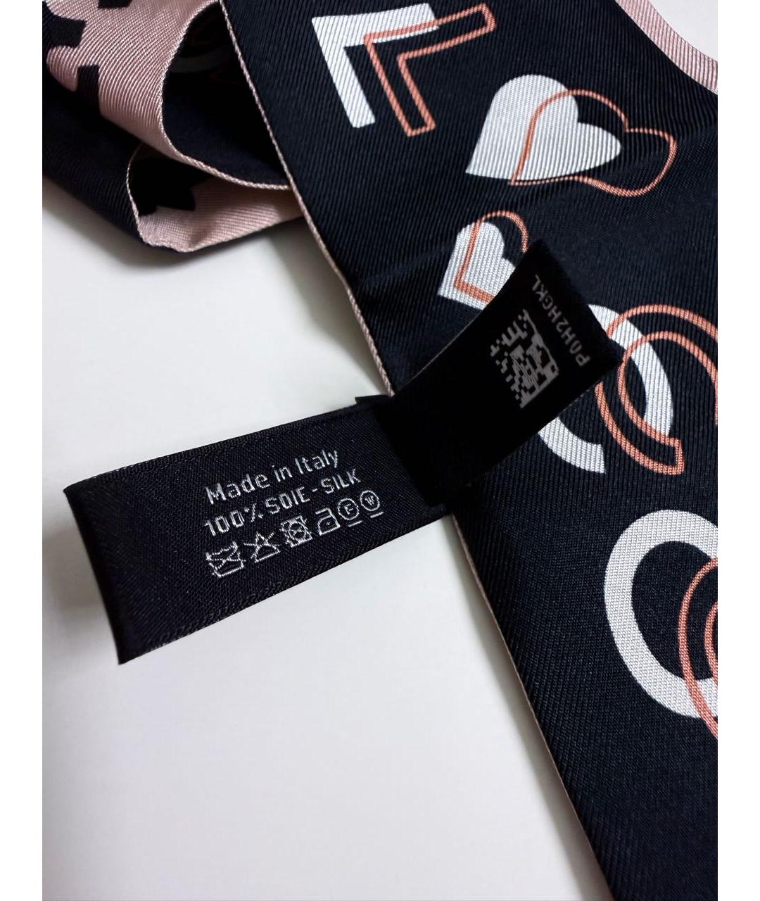 CHANEL Мульти шелковый шарф, фото 7