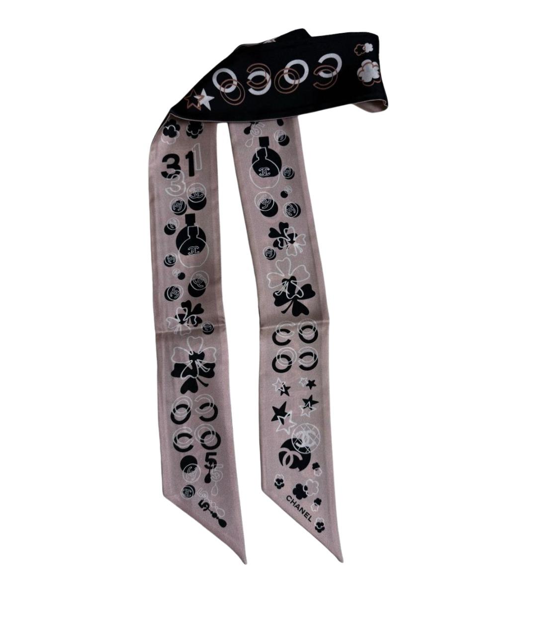 CHANEL Мульти шелковый шарф, фото 1