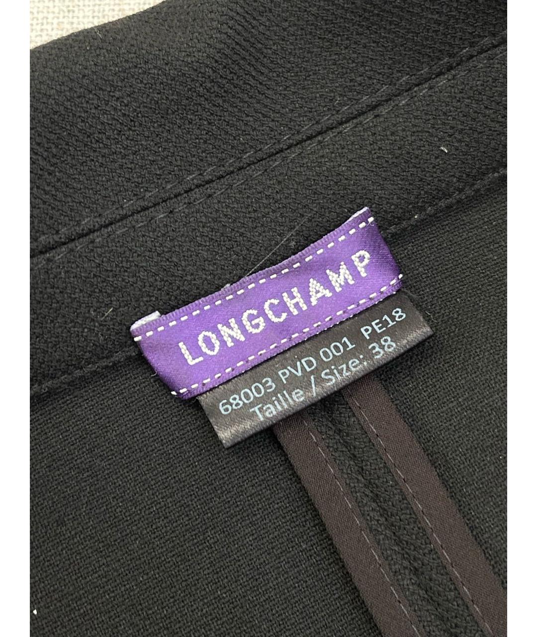 LONGCHAMP Черная вискозная куртка, фото 3