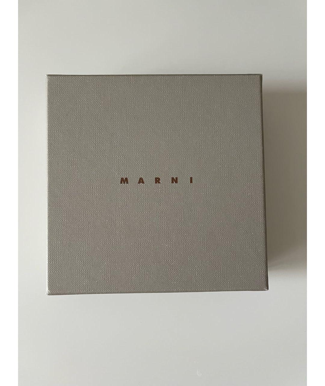 MARNI Золотые металлические серьги, фото 6