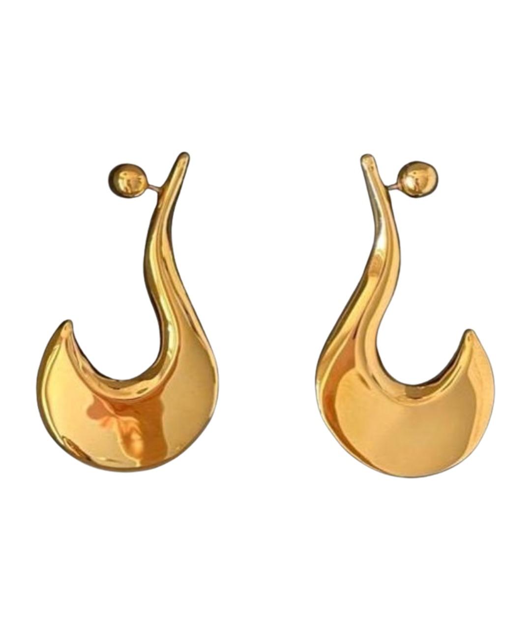 MARNI Золотые металлические серьги, фото 1