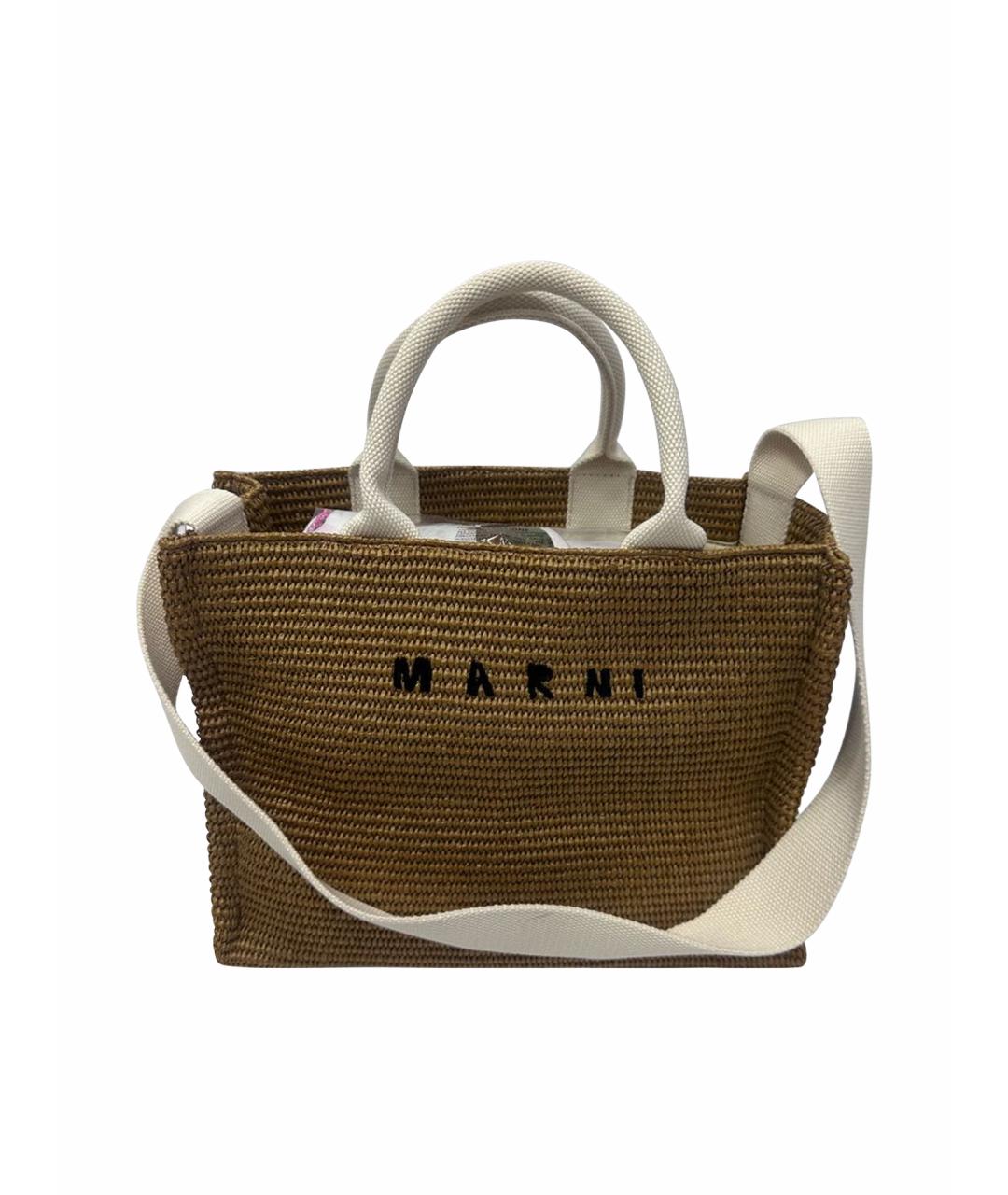 MARNI Бежевая сумка через плечо, фото 1