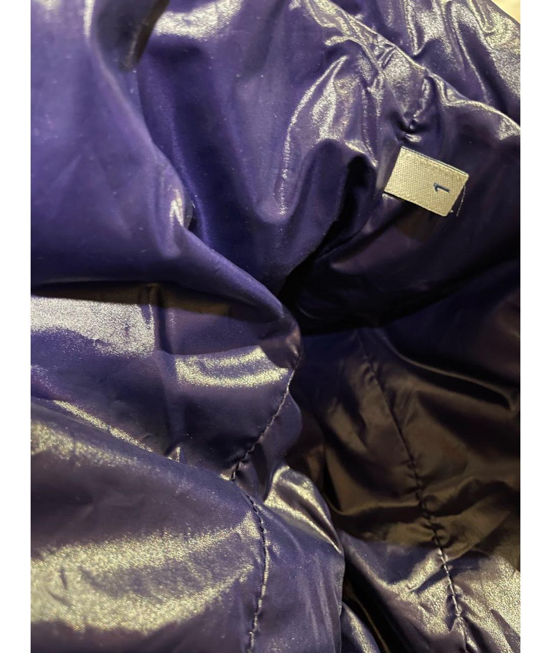 MONCLER Синий полиэстеровый жилет, фото 8