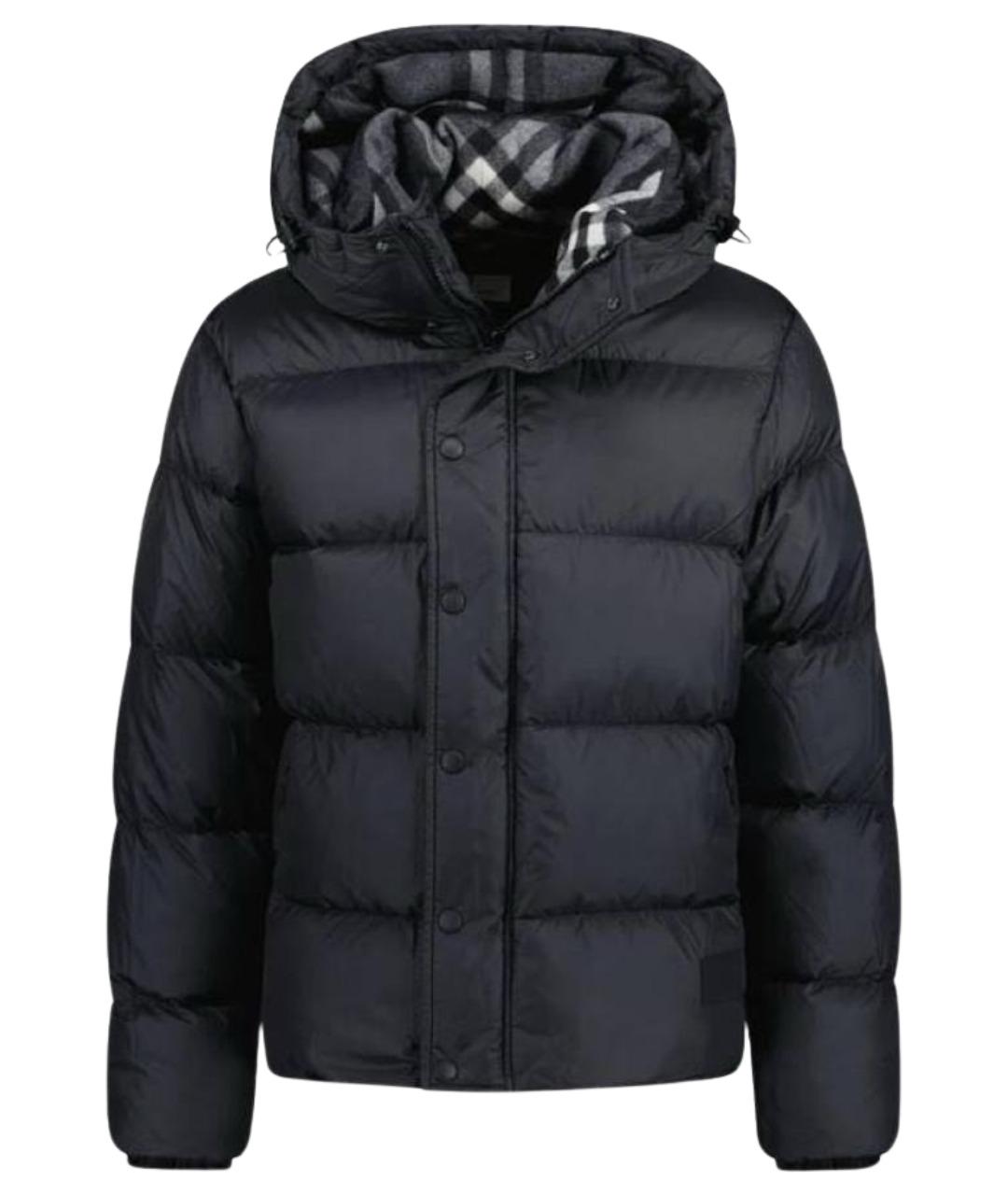 BURBERRY Черный пуховик, фото 1