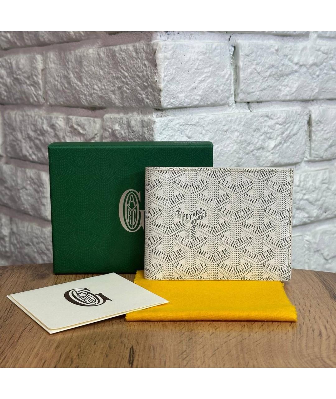 GOYARD Белый кошелек, фото 4