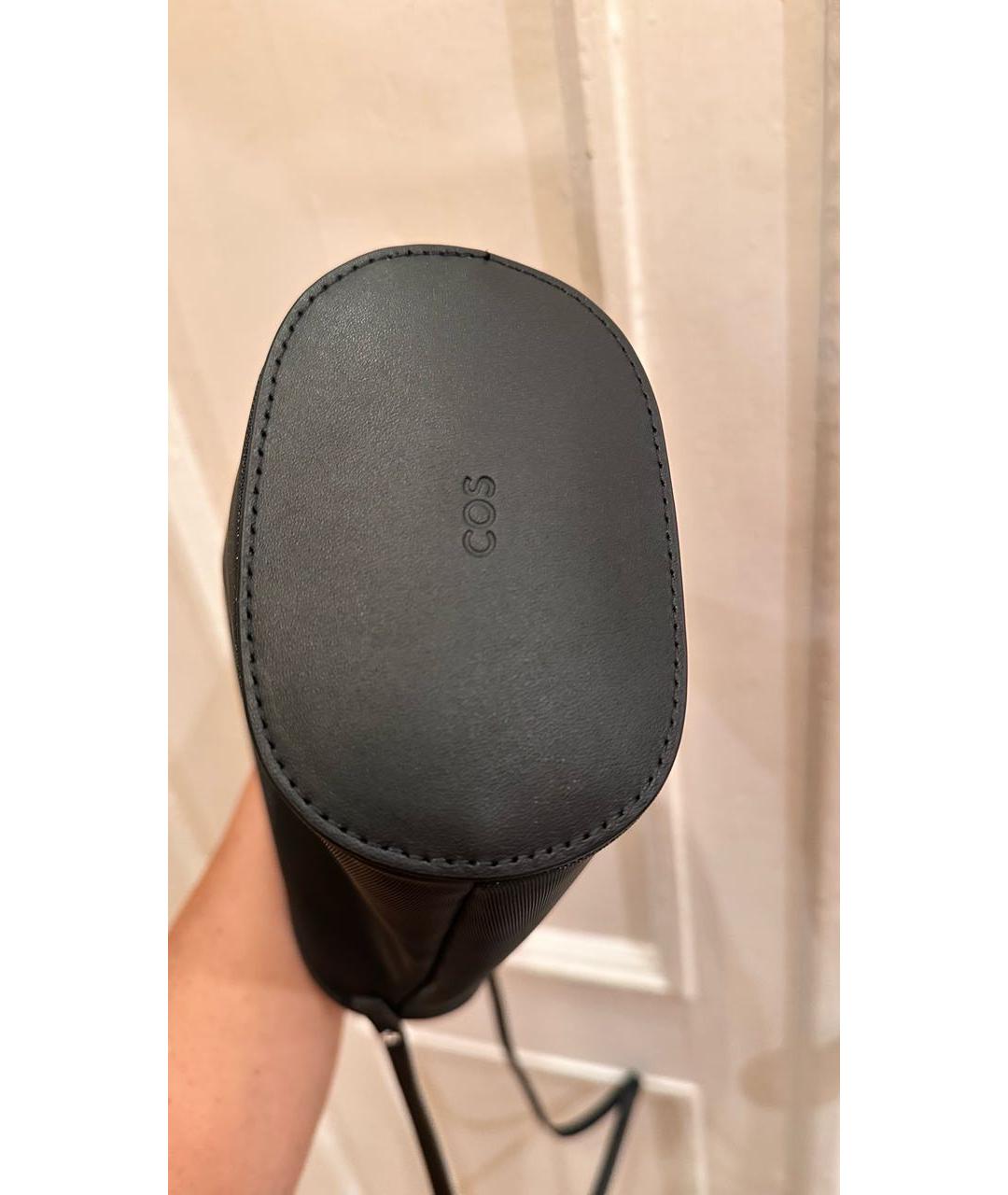 COS Черная тканевая сумка через плечо, фото 8