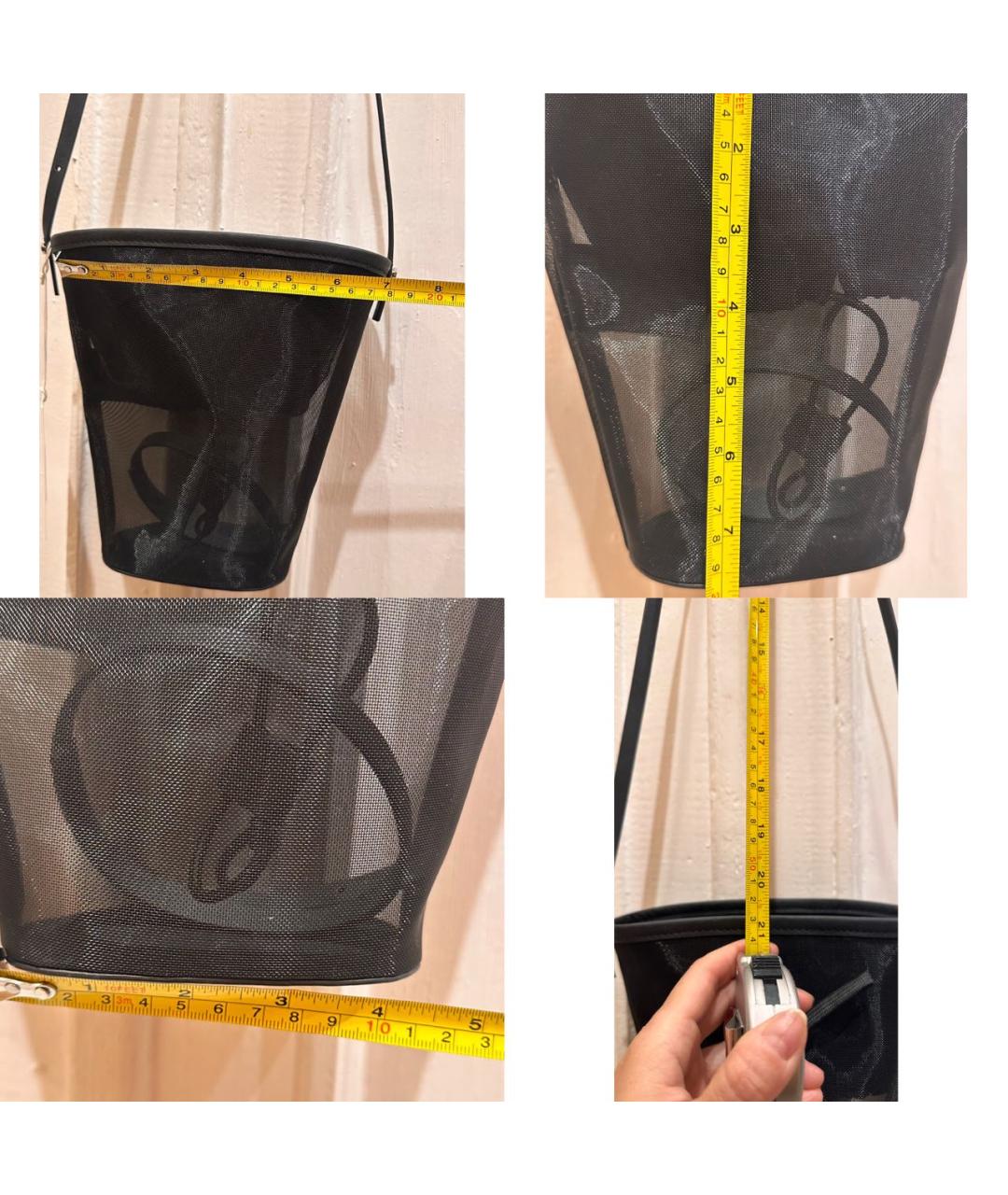 COS Черная тканевая сумка через плечо, фото 3