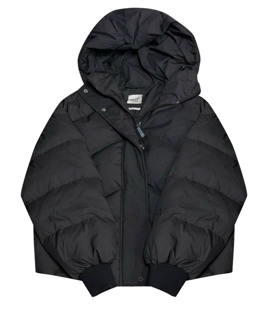 HERMES Черный пуховик, фото 4