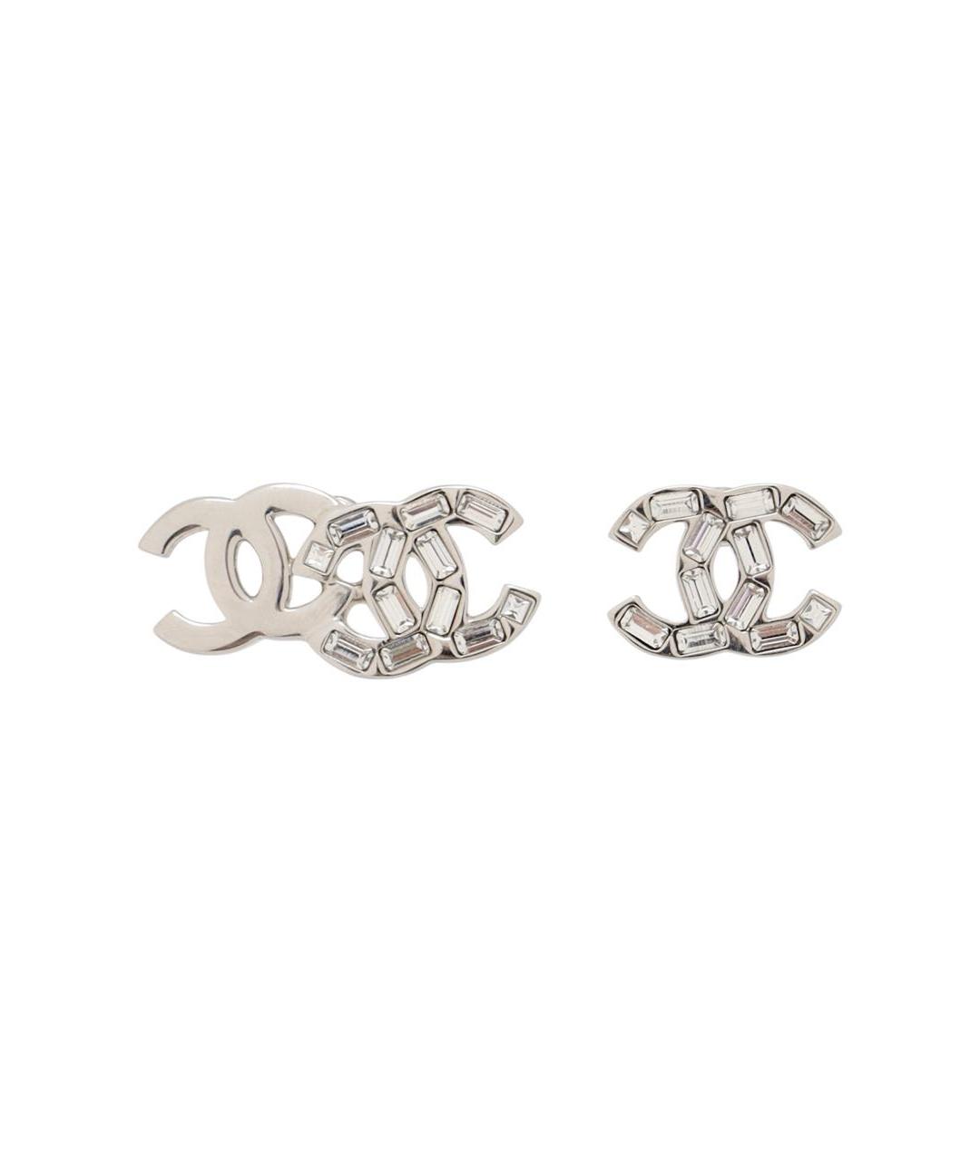 CHANEL Серебряные серьги, фото 5