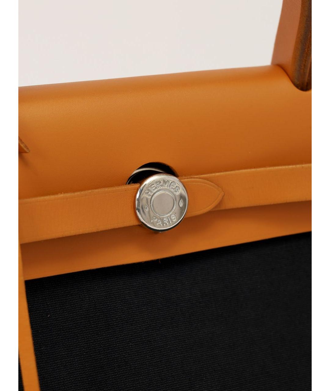 HERMES Черная сумка с короткими ручками, фото 6